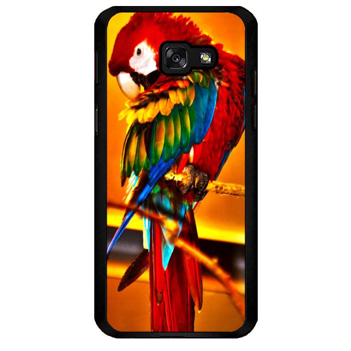 Scarlet Macaw Parrot Y1947 Samsung Galaxy A7 2017 Custom Hard Case