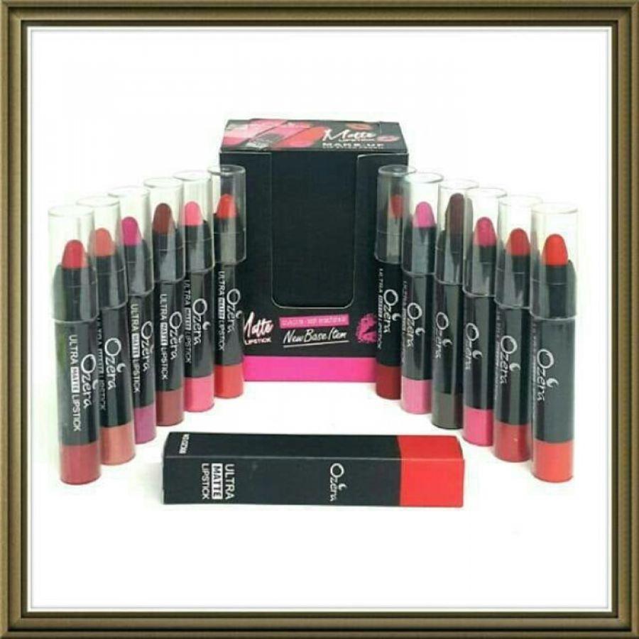 Lipstick OZERA BPOM ultra matte bpom - Lipstik dan Pensil Bibir Best Seller!
