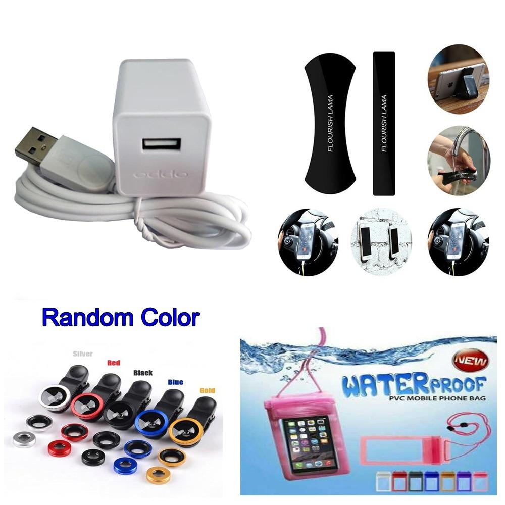 Charger Oppo F3 Original - Charger Oppo F1S - A37 - A39 - A57 Original OPPO FREE fisheye + waterproof + flourish lama