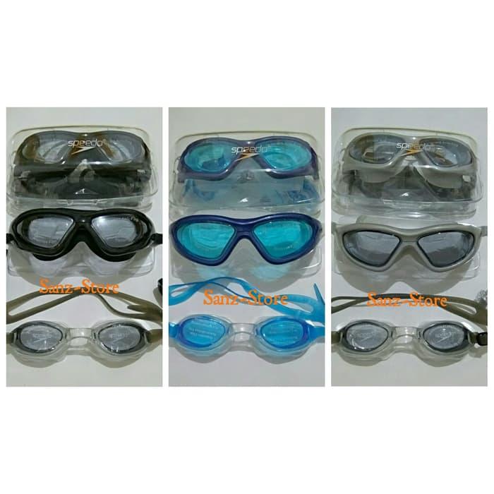 ORIGINAL!!! Kacamata renang Speedo HP-9100 kaca anti Fog lensa UV Protection - zIcJcw