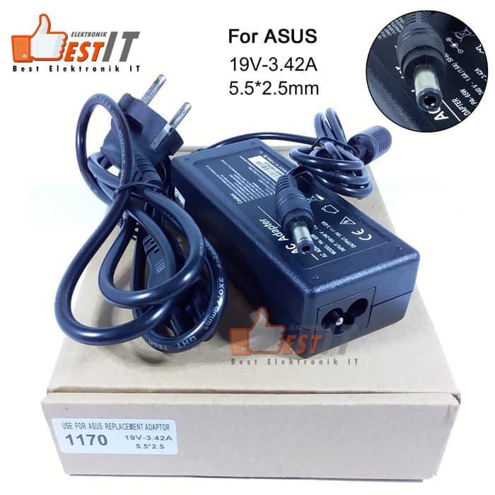 Terbaru!! Adaptor / Charger Laptop Universal Asus 19V - 3.42A (5.5*2.5Mm) 1170 - ready stock