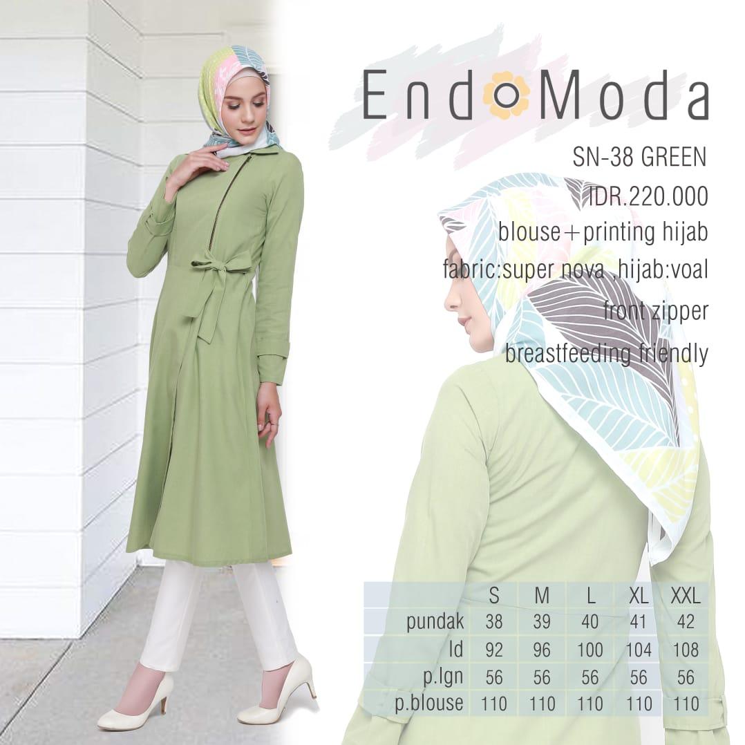 Blouse Endomoda SN 38 Green