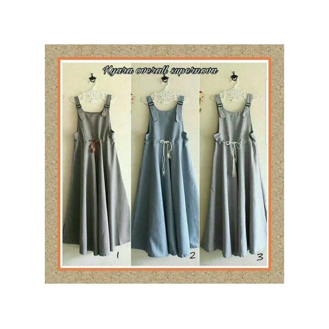 Baby Talk Club Kyara Maxxi Overall Wanita Only Overall Tanpa Inner - Baju Atasan Wanita Overall Wanita Muslim Bahan Supernova Baju Muslim Wanita Dress Lebaran Pesta Kondangan Gamis Super Murah Untuk Remaja Overall Muslim Kekinian Hits Banget