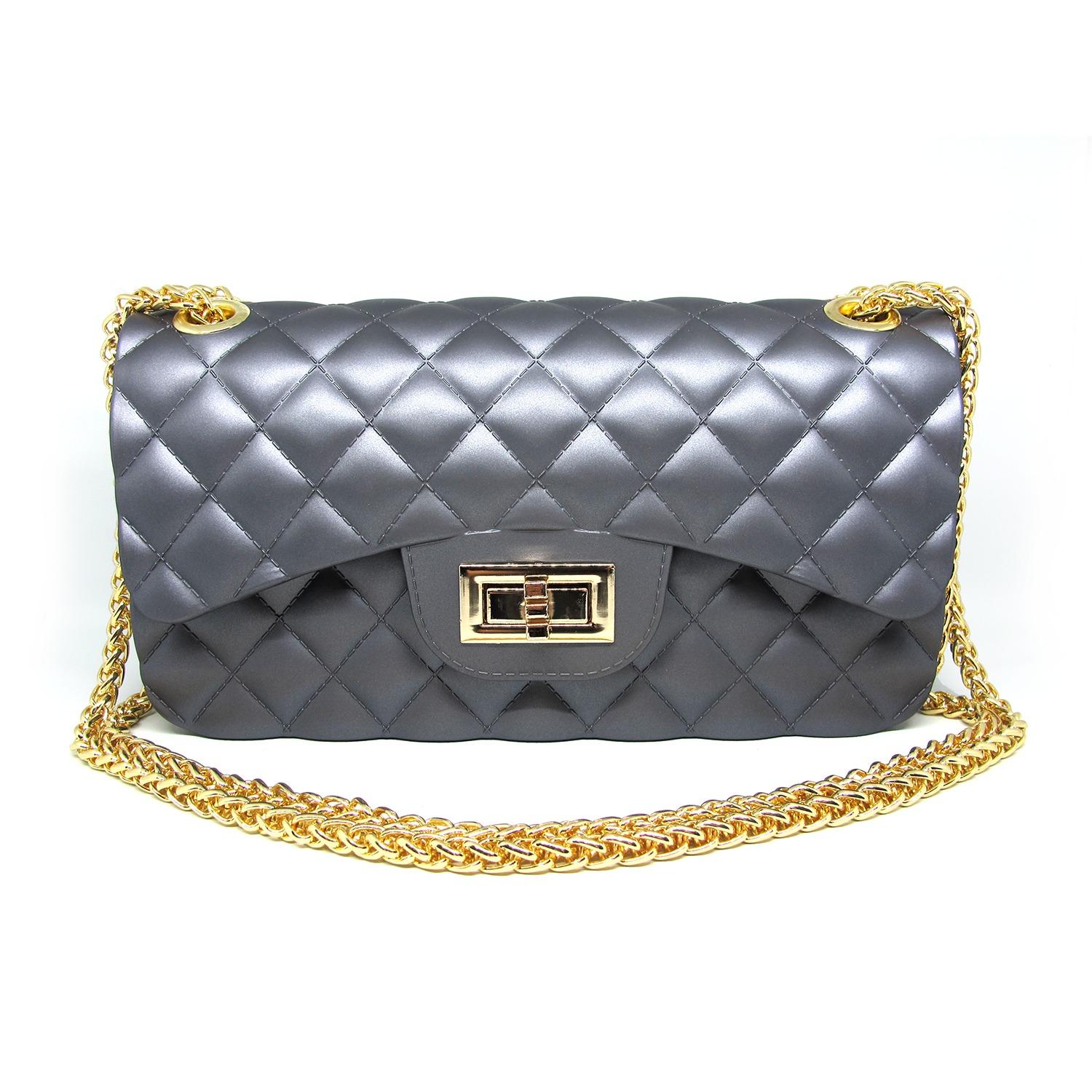 JM9998 Tas Jelly Matte Diamond Besar 22 Cm Selempang Sling Wanita Import