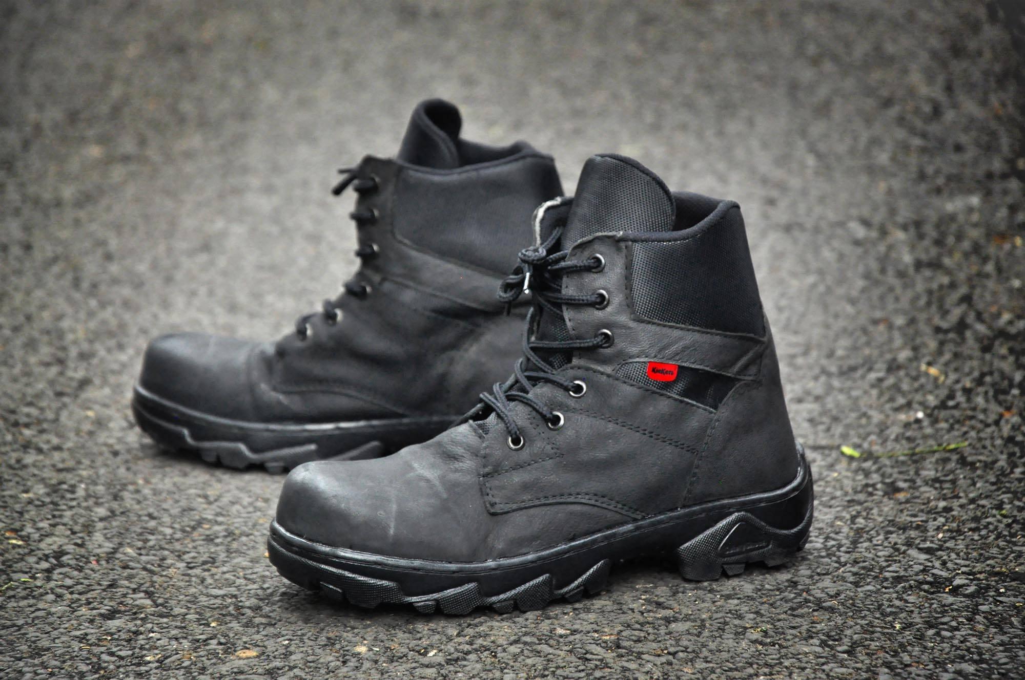 Sepatu Boots Kickers Safety sepatu Pria Sepatu Kerja Sepatu Outdoor