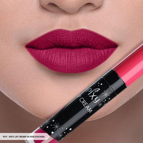 Pixy Lip Cream Matte - 04 Fun Fuchsia