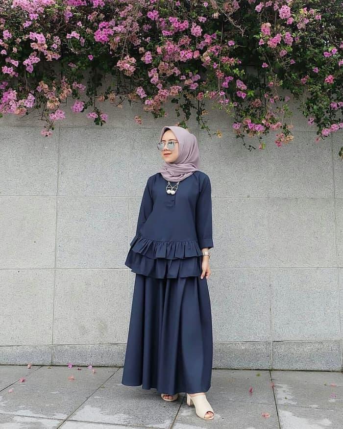 GAMIS 28 RUFFLE TENGAH/ FASHION MUSLIM WANITA TERMURAH