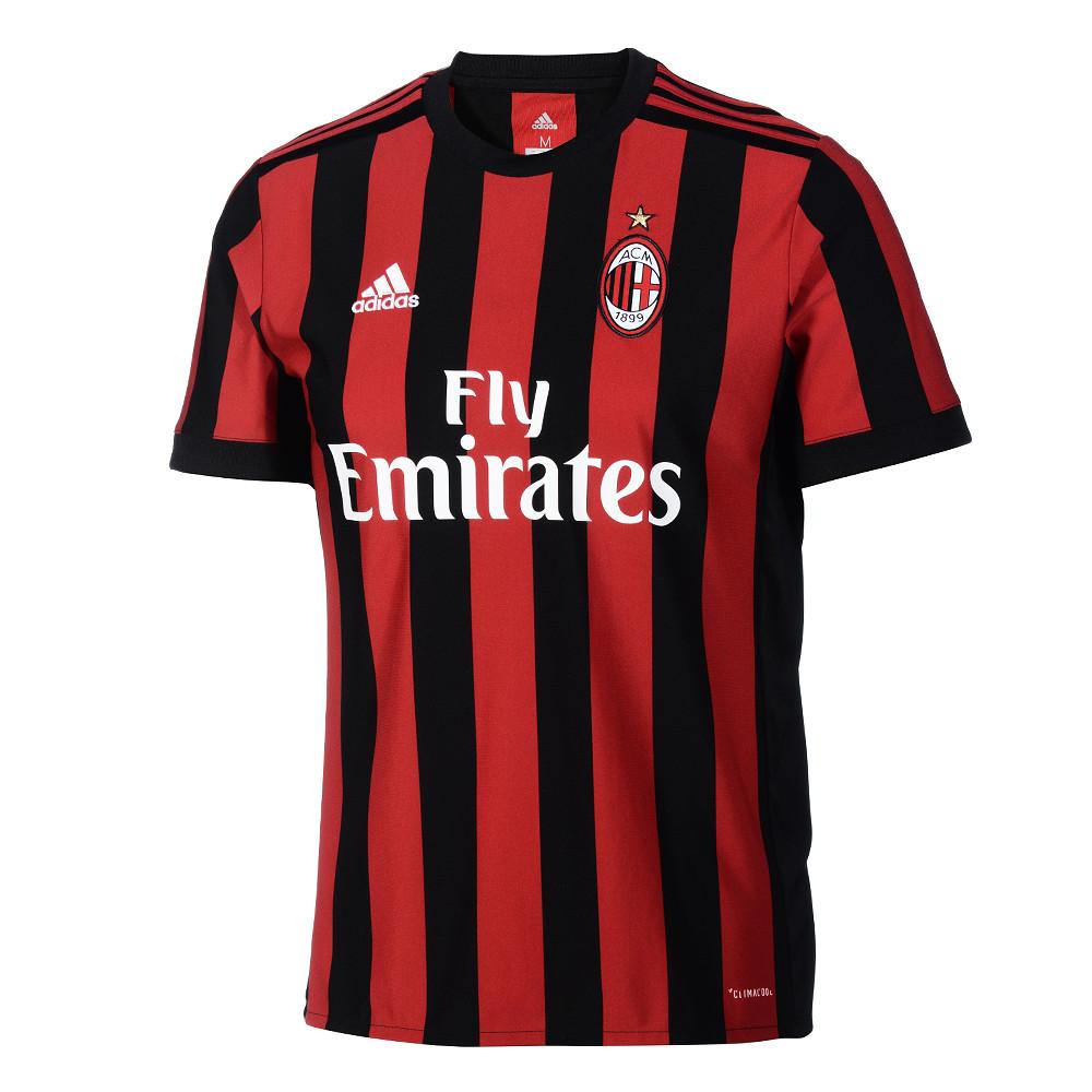 chonoa store -AC MILAN CLUB Jersey Bola Shirt Jersey ac milan homeUkuran S M L XL Elegant Murah