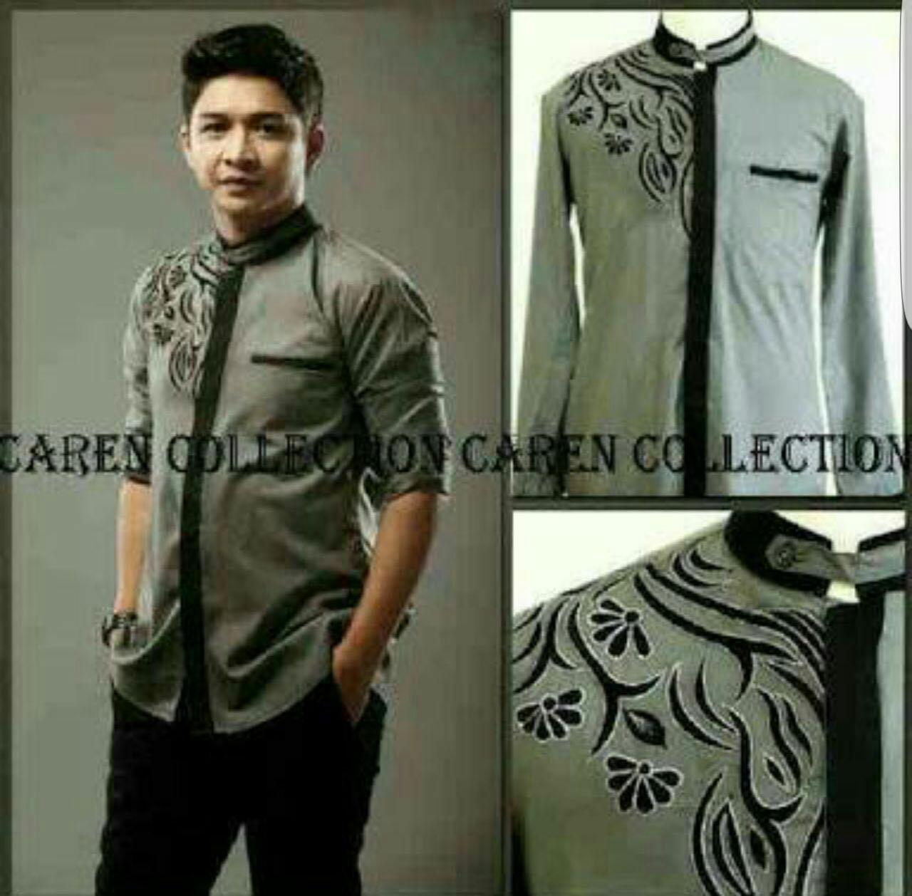 wino shop kemeja Koko KEMKO PASHA Baju lebaran Baju Koko Pakaian Pria grandad black doff kemeja koko pria warna hitam batik kemeja fashion atasan pria kerah lipat sanghai kemeja distro kemeja kantor kerja fashion formal muslim