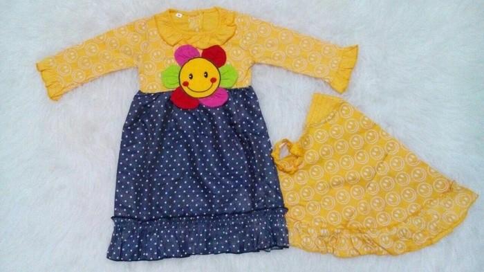 Baju muslim bayi / baju bayi perempuan / muslim happy sun - baju gamis anak perempuan terbaru / baju gamis anak perempuan termurah / baju gamis anak perempuan berkualitas / baju anak / baju gamis / baju keren / baju muslim anak perempuan / baju lebaran