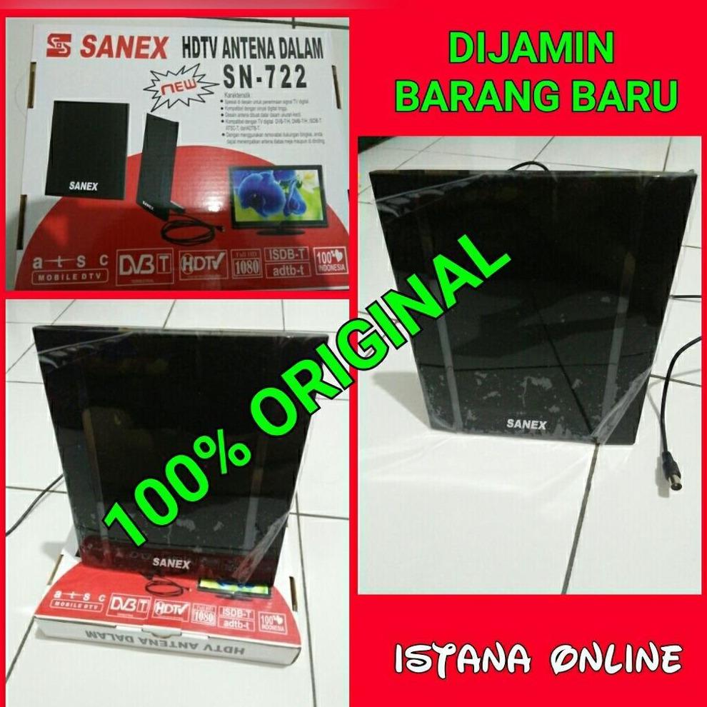 Antena Dalam DigitalAntena Indoor Hdtv Sanex Sn 722 Original