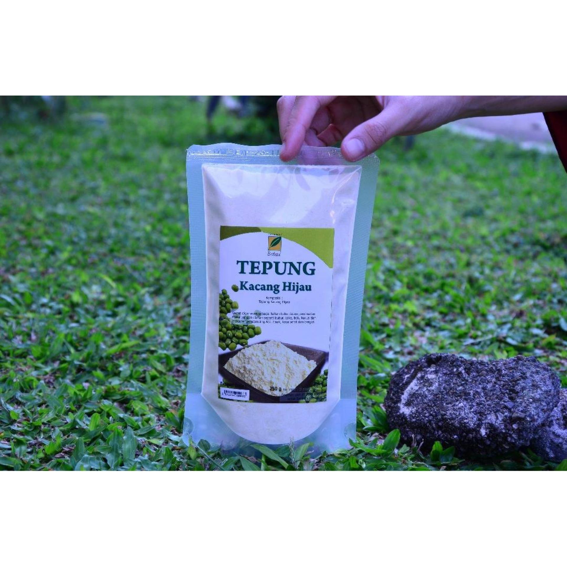 Tepung Kacang Hijau Lokal 250 gram Serambi Botani Fits Tepung Kacang Hijau Lokal 250 gram Serambi