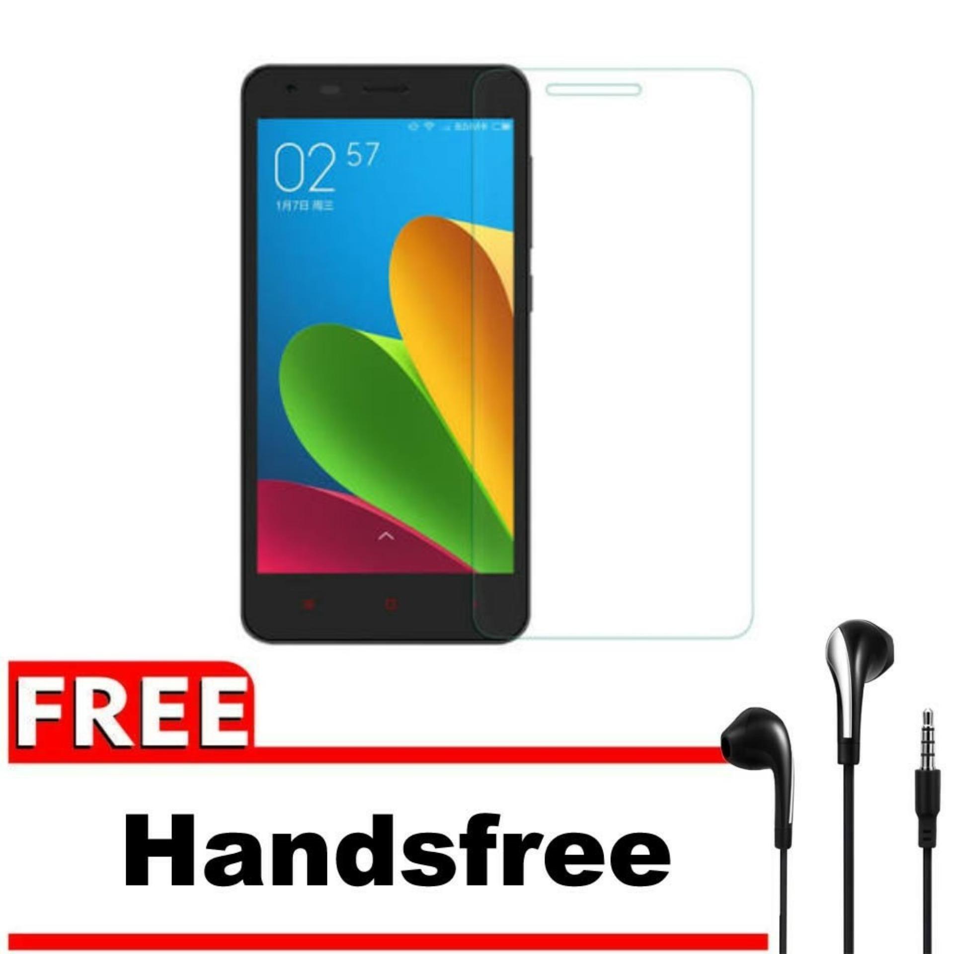 ... Tempered Glass 9H Screen Protector 0.32mm + Gratis Free Handsfree Earphone Headset Universal - Bening TransparanIDR14453. Rp 14.453