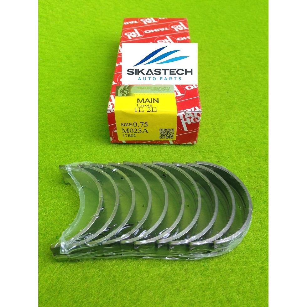 CRANKSHAFT BEARING SET / METAL DUDUK SET SIZE 0.75 TOYOTA STARLET 1E-2E TAIHO JAPAN