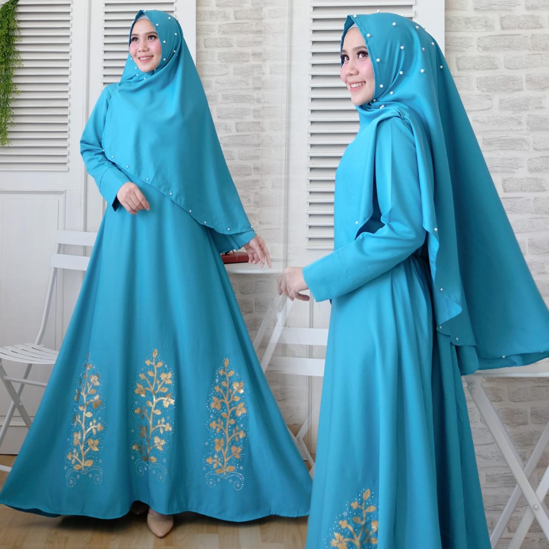 Snowshop Gamis Syari Rosma -  7 warna Dress Muslimah / Fashion Muslim / Baloteli / Hijab / maxi