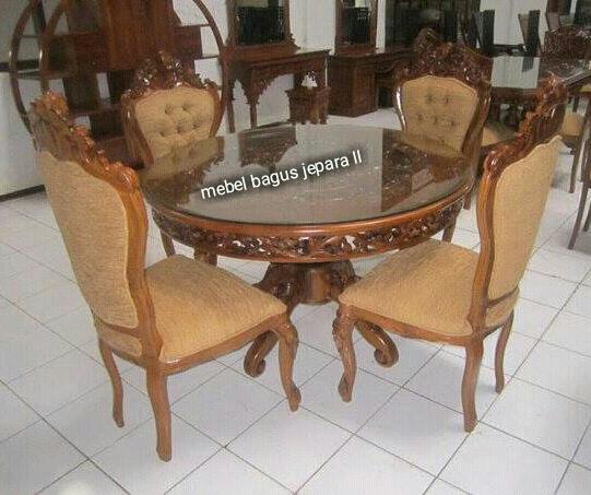 Kursi Makan Krawang Jati Mebel Jepara Furniture Bagus