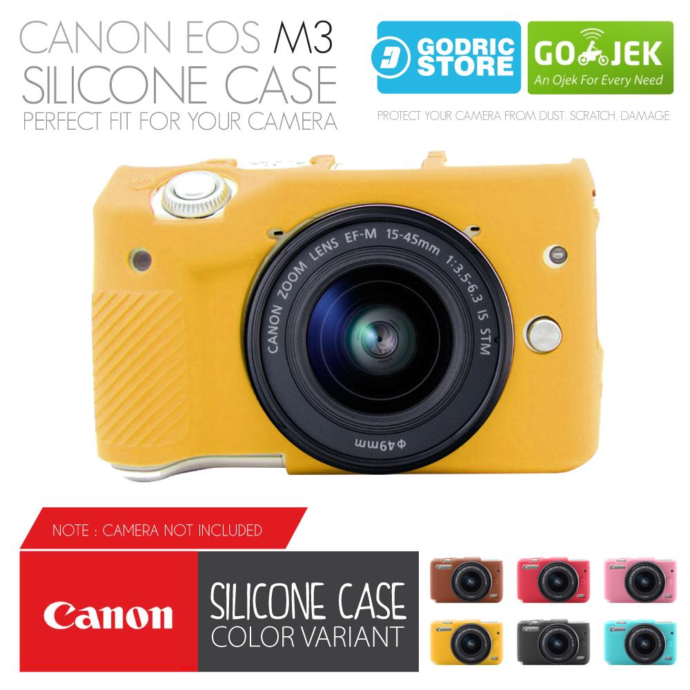 Godric Silicone Canon EOS M3 Silikon Case / Sarung Silicon Kamera Mirrorless