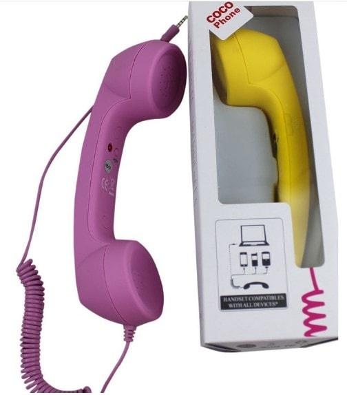 Cocophone Headset Anti Radiasi Hp Laptop Model Gagang Telepon - KSY107
