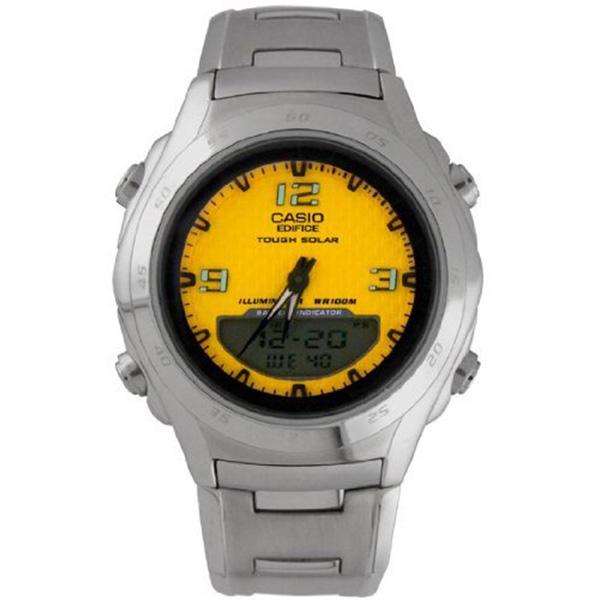 Casio Jam Tangan Pria Casio Edifice EF-S12D-9AV Illuminator Silver Stainless Steel Watch