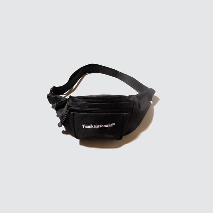 HOT SPESIAL!!! Thanksinsomnia Mini Waistbag | Trysa | Black - Hitam