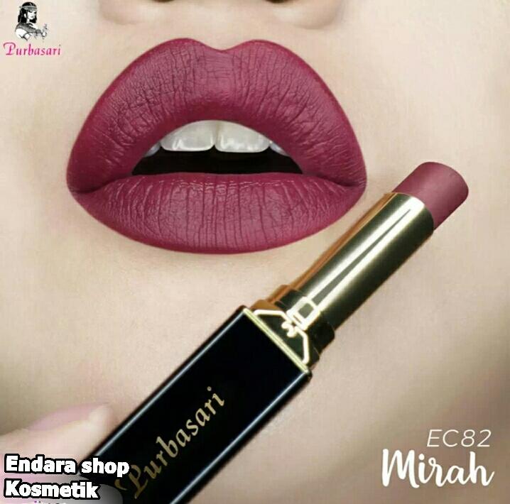 Endara lipstik purbasari matte No. 81-82