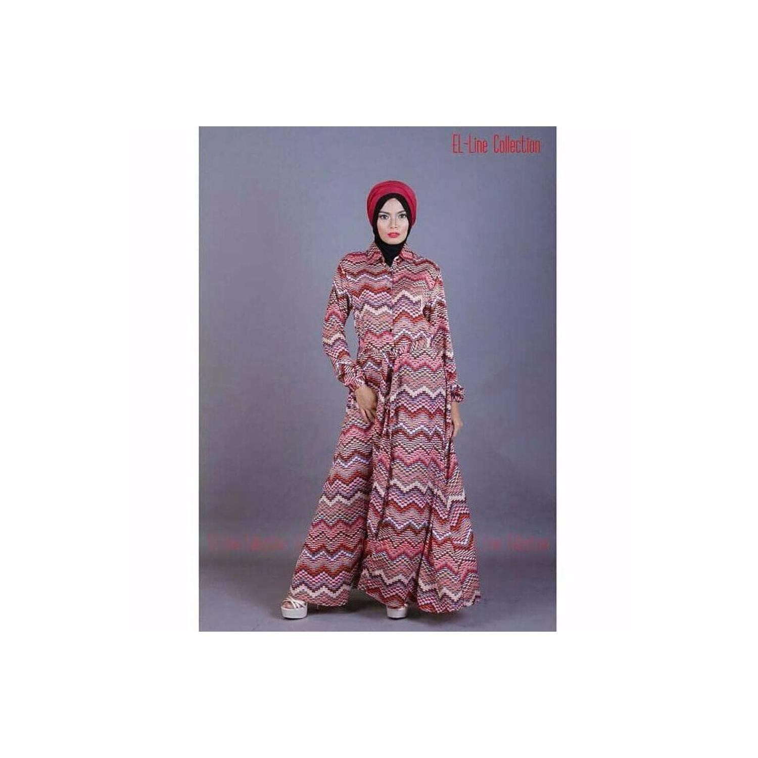Baju Muslim Tribal Long Dress BEST MODEL