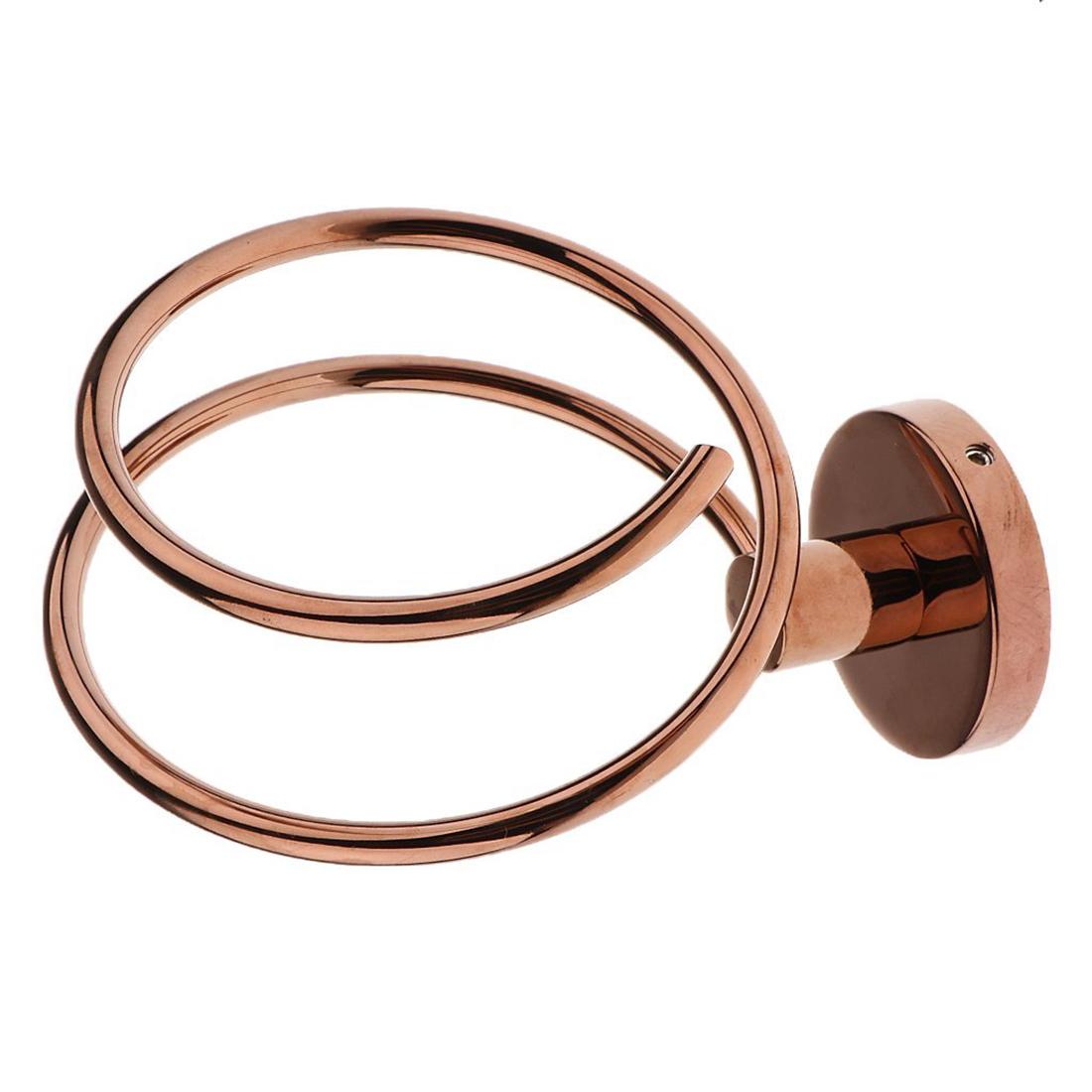 Copper Hair Dryer Blower Stand Holder Wall Mounted Organizer Salon Home Hair Drier Rack Hanger