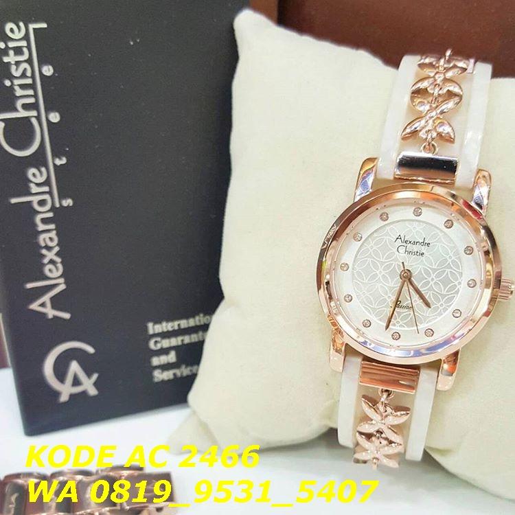 Alexandre Christie AC 2466 LHBGPSL Jam Tangan Wanita Stainless Steel Bracelet