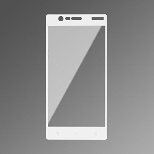HMC Nokia 3 - 2.5D Full Screen Tempered Glass - Lis White