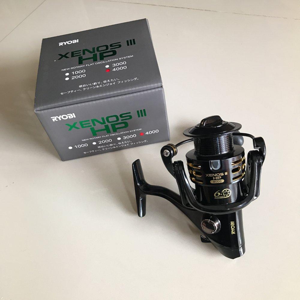 Reel Ryobi Xenos lll HP 4000 power handle TERBARU BOS PANCING zerya_fishing