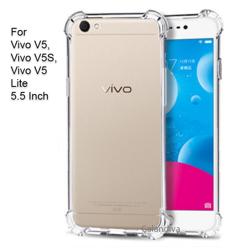 Calandiva Shockproof TPU Ultrathin Case for Vivo V5 , Vivo V5 Lite , Vivo V5s (