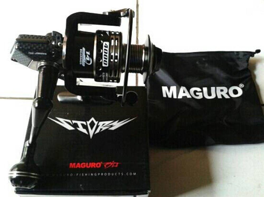Reel Spinning Maguro Storm 4000 14 Bearings Aluminium Power Handle