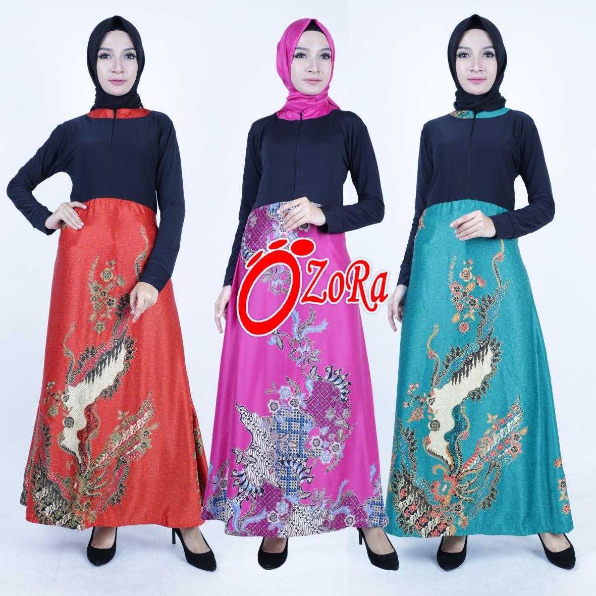 Gamis Batik Silky Muslim Busui