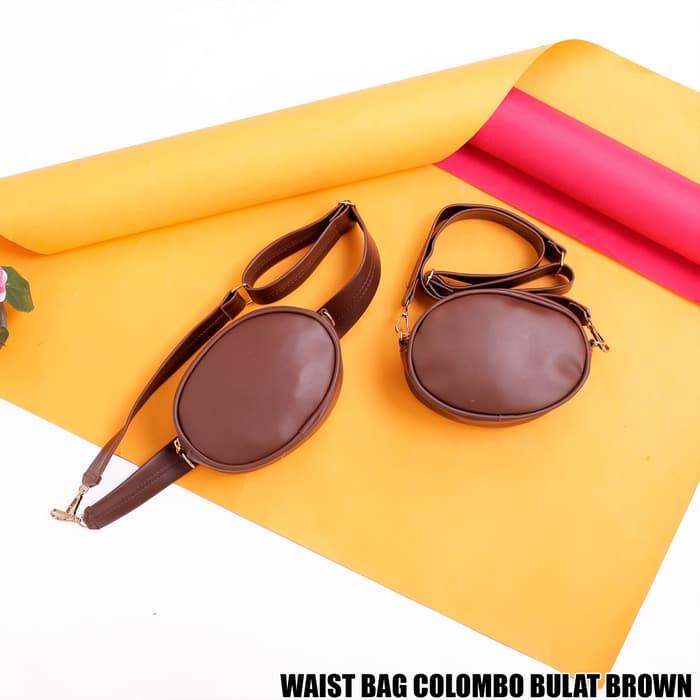 tas waist bag wanita WAIST BAG COLOMBO BULAT BROWN