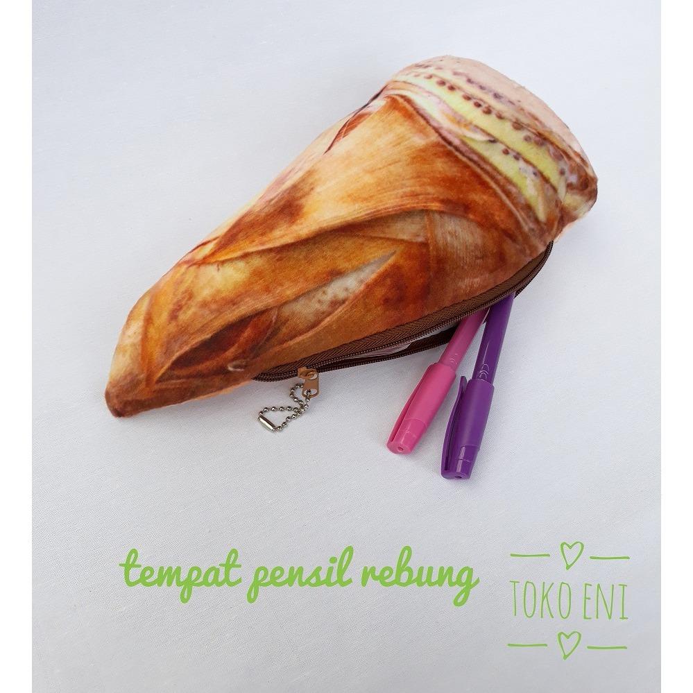 Tempat Pensil Karakter Sayur Dompet Sayuran Lucu / Rebung