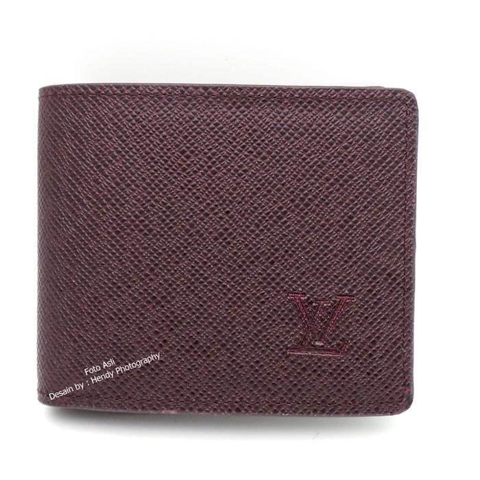 HOT SPESIAL!!! DOMPET PRIA KULIT ASLI IMPORT MURAH |LOUIS VUITTON 60223 RED - AUAn0Z