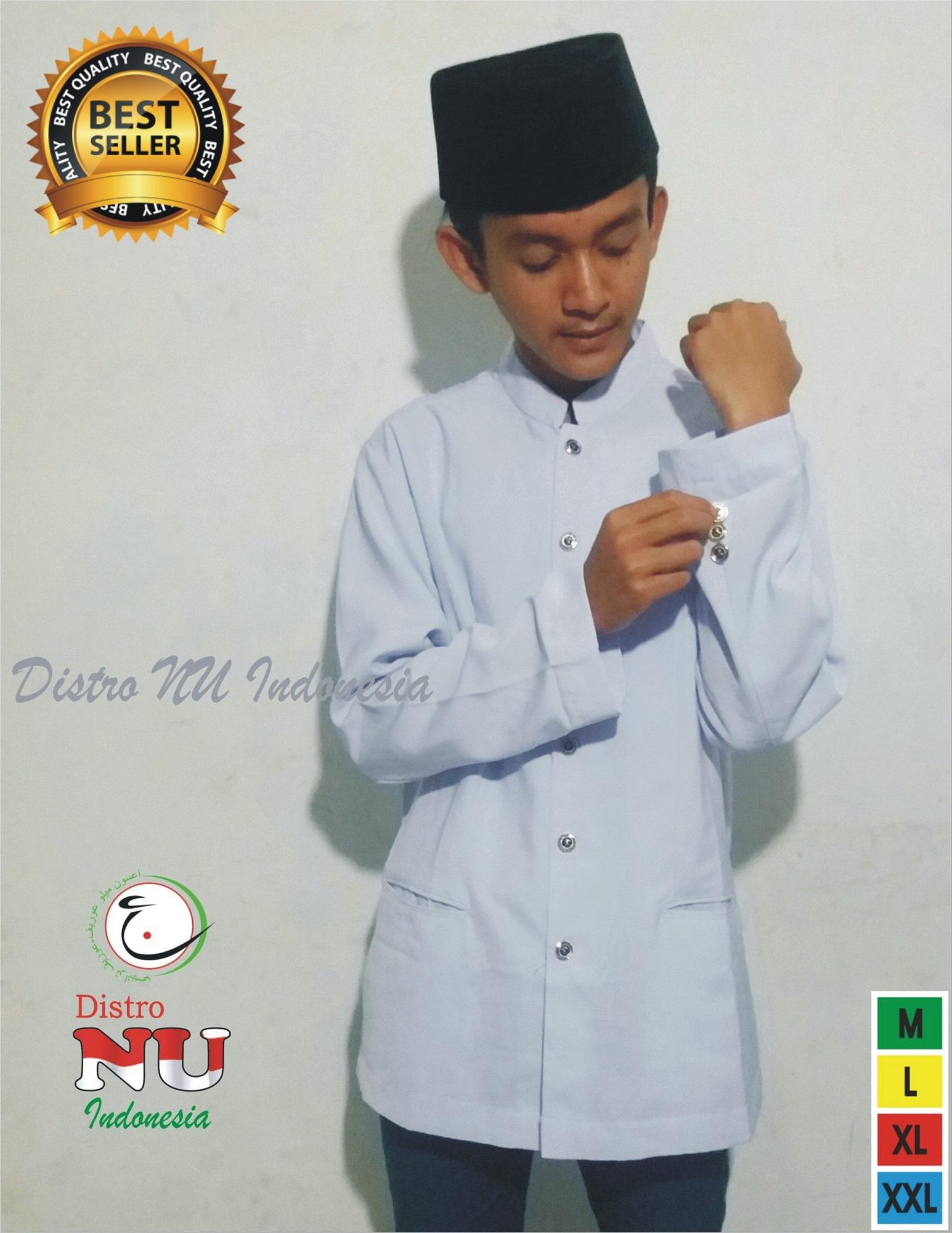 JASKO TWIST POLOS PUTIH CERAH FREEGIRL - jaket nu - blazer - kopyah sorban - batik nu - batik pekalongan - sarung nu - aswaja - nahdiyin - wong nu - gusdur mbah hasyim - kaos nu - seragam banser ansor fatayat kemeja nu - peci nu songkok gamis kerudung