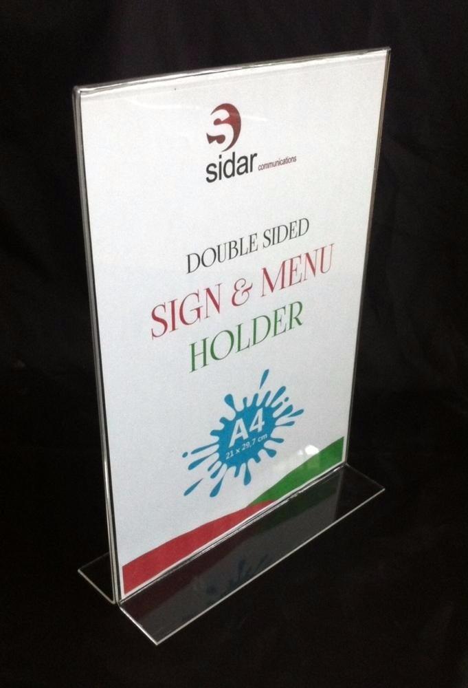 Akrilik Acrylic Holder A4 Buat Tempat Brosur