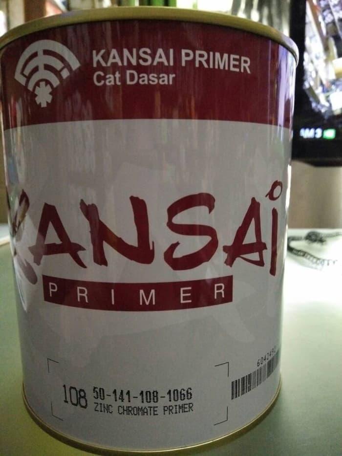Lagi Diskon!! Kansai Zinc Chromate Primer 108 / Meni Besi 1Kg Cat - ready stock