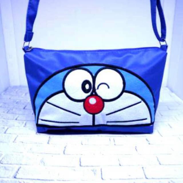 PP Tas Selempang Doraemon Bordir