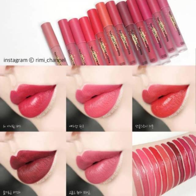 Etude House Matt Chic Lip Lacquer X Red Velvet 4g Variasi Chic Lac ~ OR201