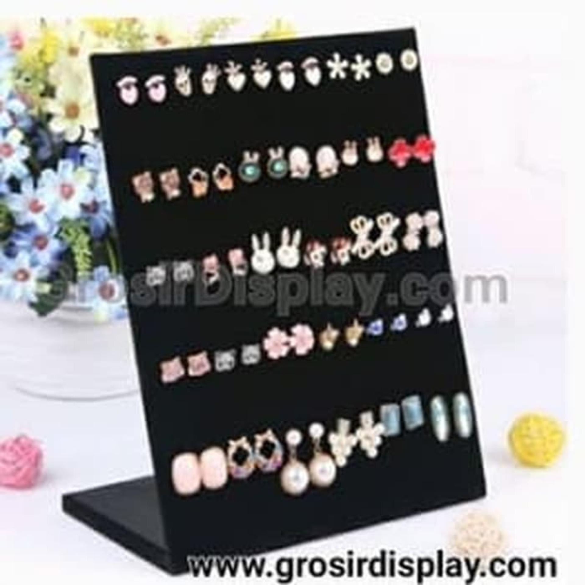 Display Papan Anting 20x25cm Bludru Medium Gantungan Anting Giwang Tempat Pajangan Aksesoris Koleksi Anting Stud PROMO Toko Perhiasan