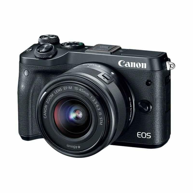 Canon EOS M6 Kit 15-45mm Kamera Mirrorless - Distributor