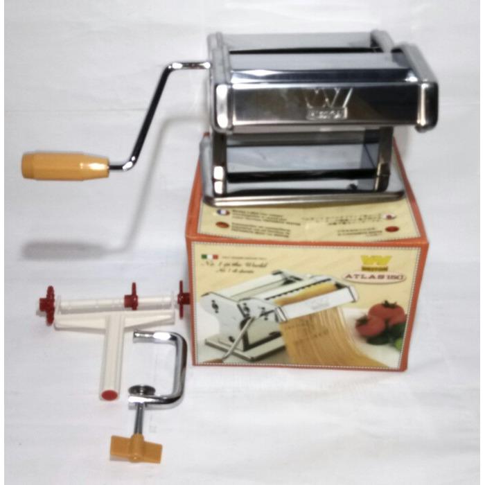 Weston Atlas Alat Mesin Pembuat Mie Stainless Steel Anti Karat