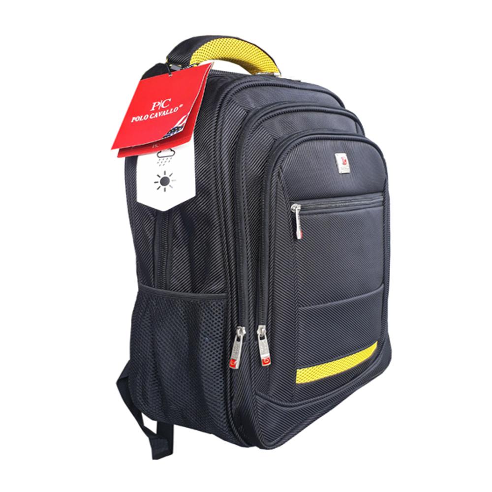 Polo Cavallo impor Tas Ransel pria dan wanita tas kerja tas kuliah tas backpack embos Rz03377-18 Polyester Nylon Original - Raincover