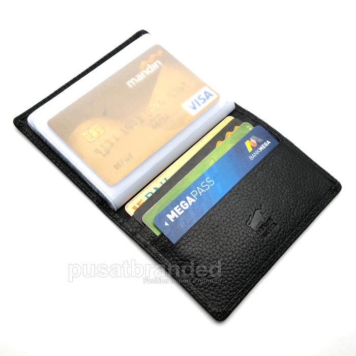 100% ASLI BRAUN BUFFEL BO-2676 BLACK DOMPET KULIT KARTU / CARD HOLDER IMPORT | DOMPET CREDIT CARD BRANDED | LUXURY WALLET ORIGINAL