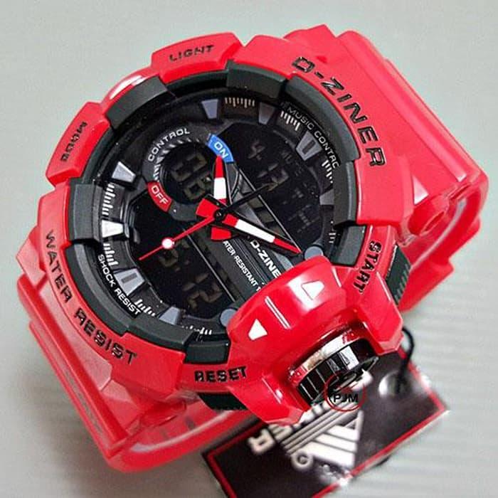 jam tangan PRIA ori anti air analog D-ZINER mirage rolex alba N12