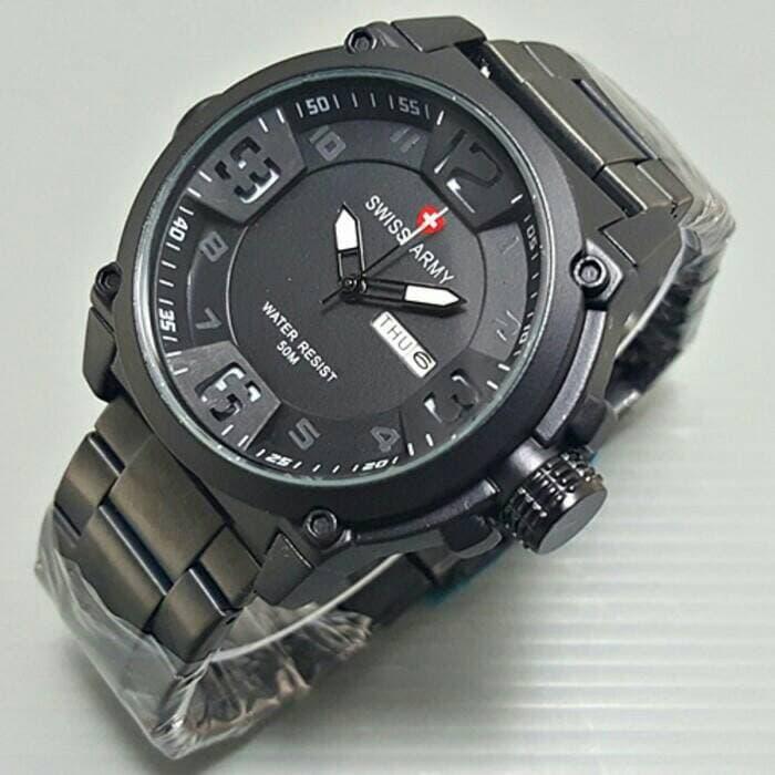 Jam Tangan Pria Swiss Army Rantai Daydate / jam tangan trend / jam tangan ori / jam tangan trendy / jam tangan branded / jam tangan original / jam tangan keren / jam tangan murah