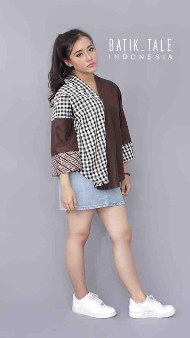 MALYATOP FROM BATIK TALE - Atasan/Top batik kombinasii wanita