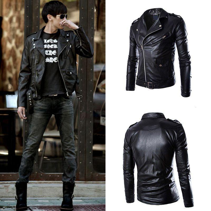 JAKET MOTOR PRIA RIMBA ANAK LANGIT SEMI KULIT